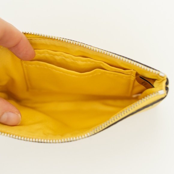 Coach Mystical Floral Print Corner Zip Wristlet - Picture 6 of 7